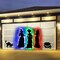 Hocus Pocus Halloween Decorations Outdoor, 5Pcs Halloween Large Black Hocus Pocus Witches Cauldron Cat Silhouette with Led Lights for Outside Halloween Garage Door Wall Yard Lawn Decor
